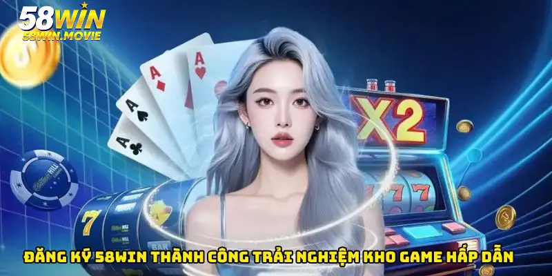 Đăng ký 58WIN thành công trải nghiệm kho game hấp dẫn